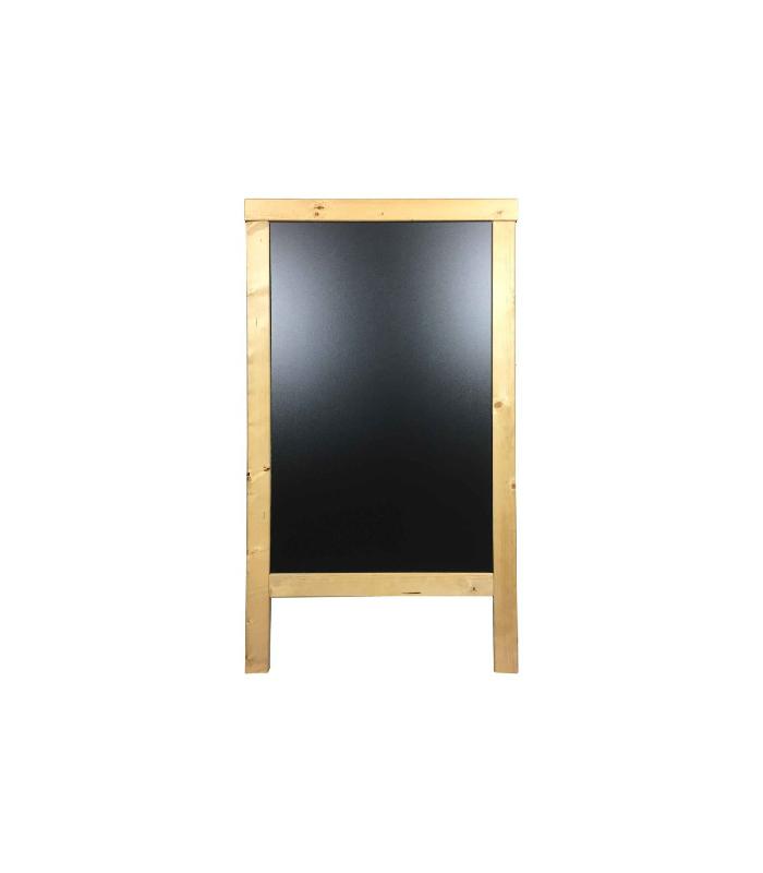Chevalet stop trottoir - Cadre bois, dimensions 127 x 75 cm - Référence : LSTF38RUC_1