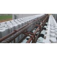 Coffrage isolant - euroblock - dimensions des blocs 1200 mm x 450 mm x 150 mm - bci 70-150_1