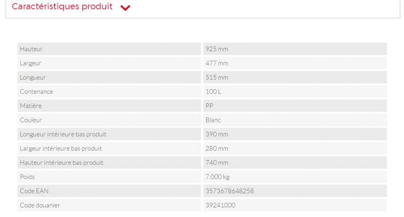 Collecteur à pédale 100L - Gilac G614421 - Couvercle blanc, roues antitraces et tri sélectif_1