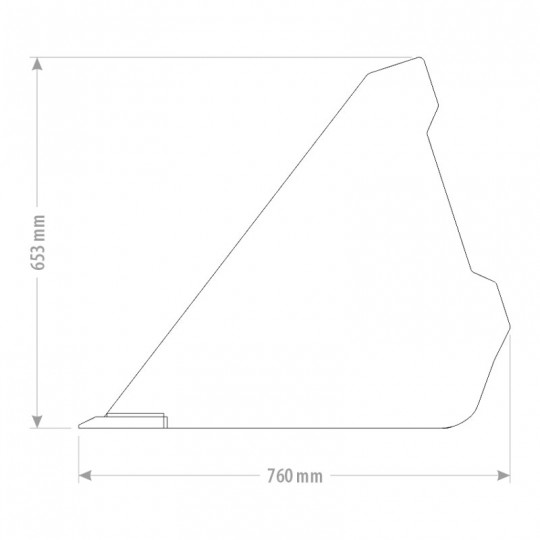 Accessoire pour chargeuse et tracteur pour séparer les matériaux