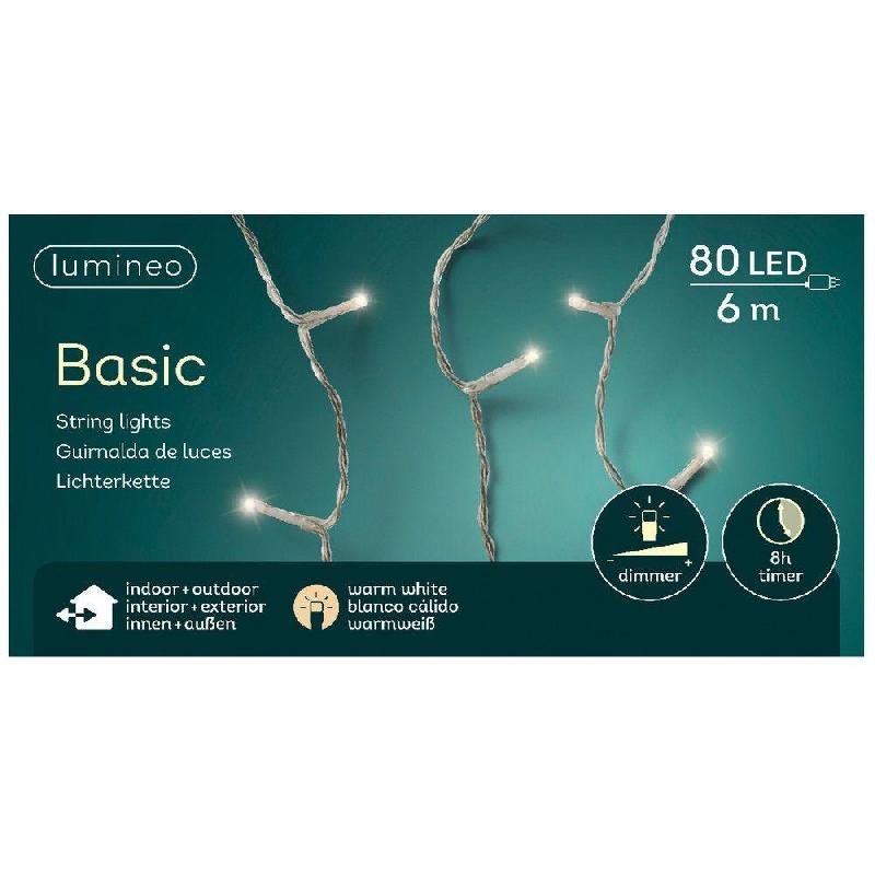 Guirlande blanc chaud 80 leds cable transparent 6 m_1
