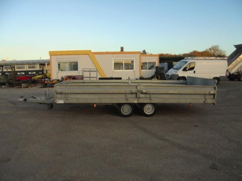 Remorque plateau basculant 3T5 Hubière - CNT 352 TD - 6,75 m x 5 m x 0,60 m - occasion_1