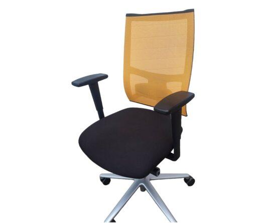 Chaise de bureau ergonomique Sitland - Team Strike d'occasion - Hauteur réglable, support lombaire et accoudoirs ajustables, dossier en maille_1