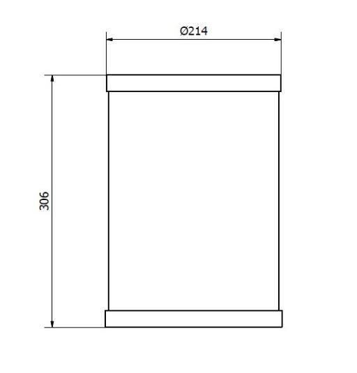 Al60001 - Poubelle Publique en Acier Inox Satiné - Jofel - 10L_1