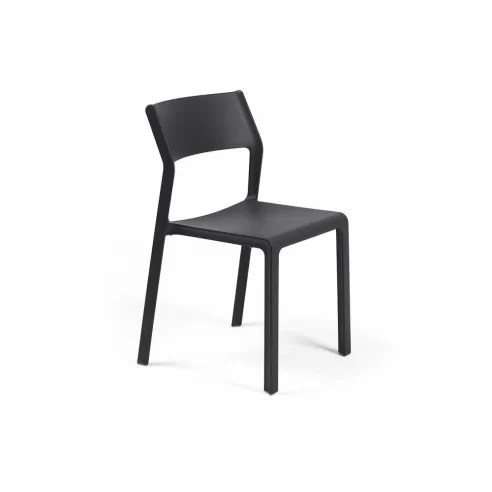 Chaise empilable en résine TRILL - Stamp - design intemporel et recyclable - avec accoudoirs_1