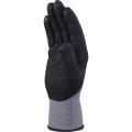 Gant tricot polyamide Spandex® VE729 - paume enduite nitrile/PU - jauge 15 - picots nitrile_1