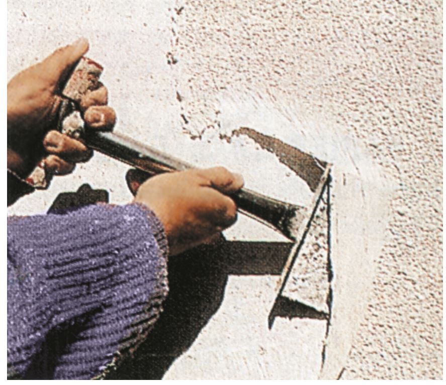 SCRAP'LACANET - Outil pour crépis de façade - Manche T - Lame 150mm - Longueur 36cm_1