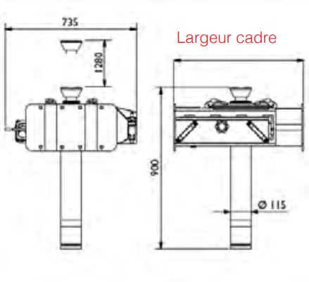 Vérin de bord de fosse oléopneumatique à double expansion gdt 15 t, taille 864-1029 mm k - avf 3111_2