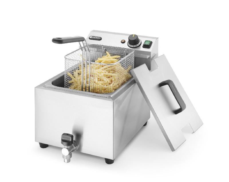Friteuse Profi Line Analogique avec robinet de vidange 8L 230V HENDI_1