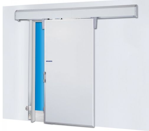 Porte de chambre froide coulissante - misa - en tôle galvanizée_1