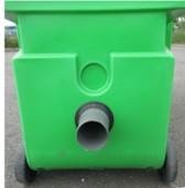 WC raccordable de chantier - Sanitaires chimiques autonomes avec réservoir 70L et lave-mains intégré_1