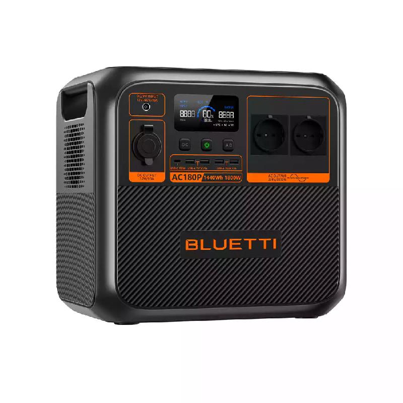 BLUETTI AC180P Station électrique portable | 1 800 W / 1 440 Wh_1