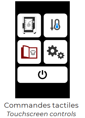 Four mixte électrique EVOLUTION - 4 GN 1/1 & EN 60x40 - Commandes digitales et vapeur directe | Eka|EKF416NTALUD_1