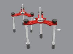 Kit de base pour le diagnostic et réglage de la géométrie (camions, bus et ensemble de véhicules) - i-track ii premium -  jge 16651_1