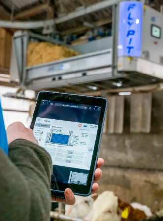Robot de paillage - FLYPIT - avec système d'extraction de poussière_1