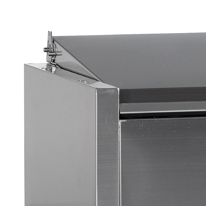 Vitrine réfrigérée GN1/4 GVC33-120 S/S Inox L1200mm 33586 TEFCOLD_1