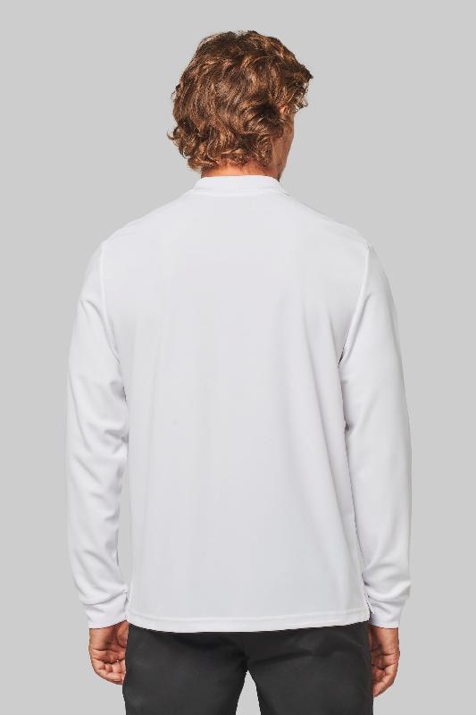 Polo manches longues Cool Plus unisexe - PROACT - Réf : PA495 - 100% polyester, léger et respirant_1