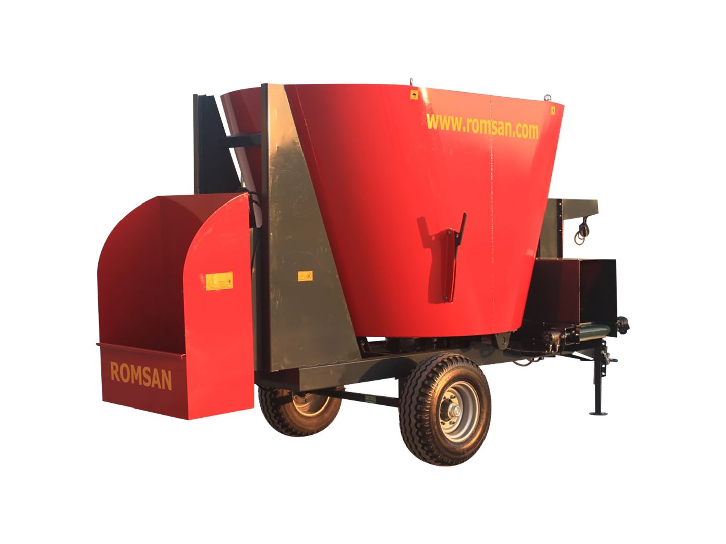 Yk 60 - mélangeuse agricole Romsan - volume 6 m³ - 55 hp - 1 spirale et 8 lames_1