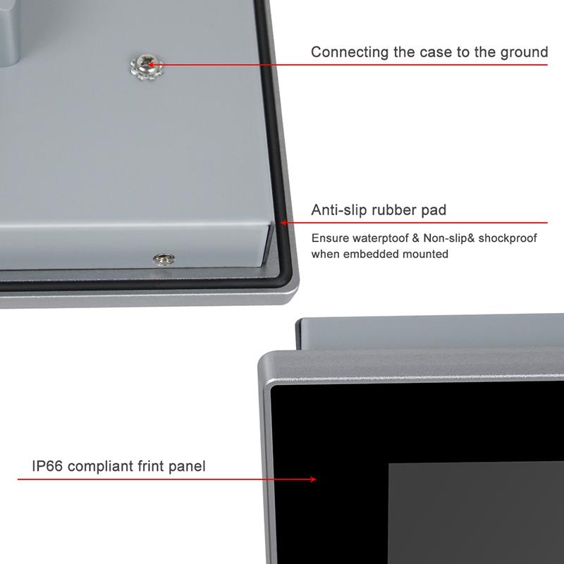 Panel PC industriel fanless 15.6