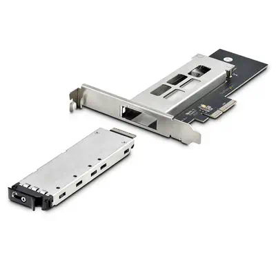Adaptateur SSD M.2 NVMe vers PCIe x4 avec Plateau Amovible pour Slot d'Extension PCI Express, Carte_1