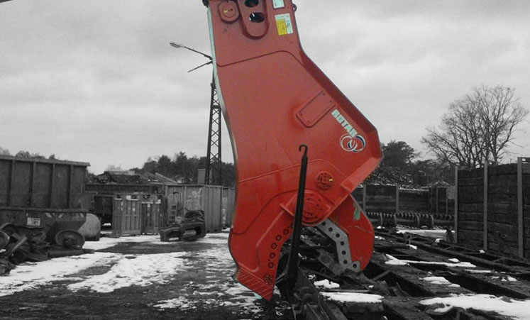 Cisaille à ferraille Rotar RSS 150 - lames remplaçables, tête rotative et vérin hydraulique_1