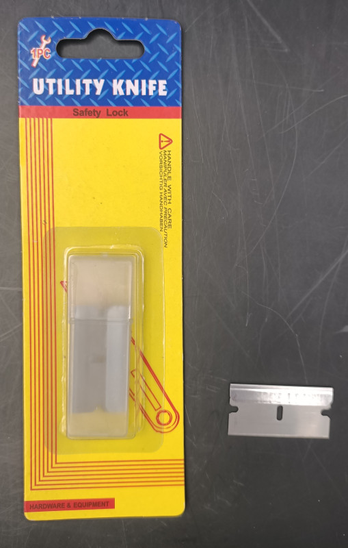 Lame de rechange 4cm grattoir safety distributeur 5 lames_1