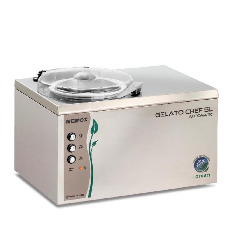 Turbine à glace professionnelle - Gelato Chef 5L Automatic i-Green | Nemox_1