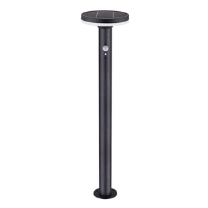 Borne solaire pour terrasse, allée ou jardin - détecteur de mouvement - H85cm - LED blanc froid - Thy - Lumisky_1