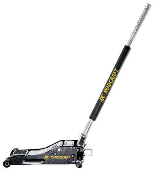 RH201 - Cric rouleur hydraulique en aluminium - Rodcraft - Capacité 2T avec pompe double et protection caoutchouc_1