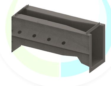 Aquaflow AQF15 - Canal Venturi pour mesure de débit 15 m3/h avec approche - Aqualabo_1