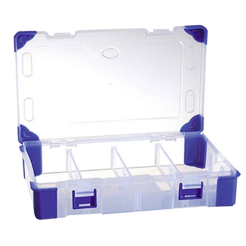 Boîte à compartiments et coins caoutchouc - Bleu / 240 x 170 x 60 mm_1