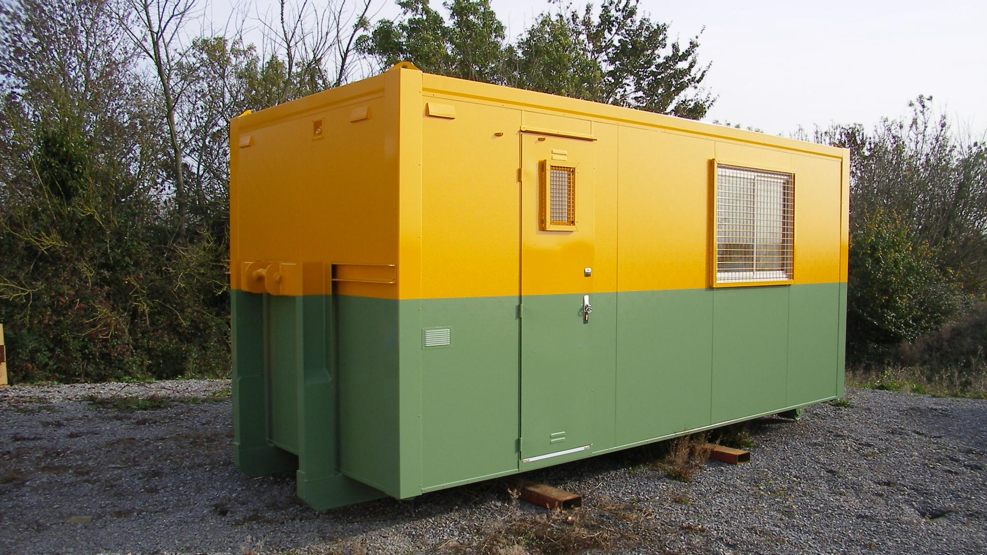 Bungalow de chantier monobloc MEGAROLS - base vie aménagée avec vestiaires, réfectoires et sanitaires_2