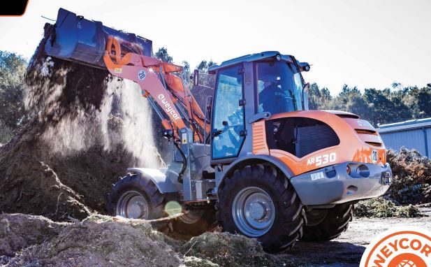 Chargeuse compacte articulée - Capacité du godet 1,3 m3 - Weycor AR 530_1