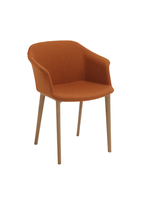 Fauteuil multi-usage SWAN TISSU - neuf - coque en polypropylène - piétement renforcé - design intemporel_1