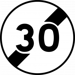 Panneau prescription temporaire BK33 - Fin de limitation de vitesse - WP Signalisation_1