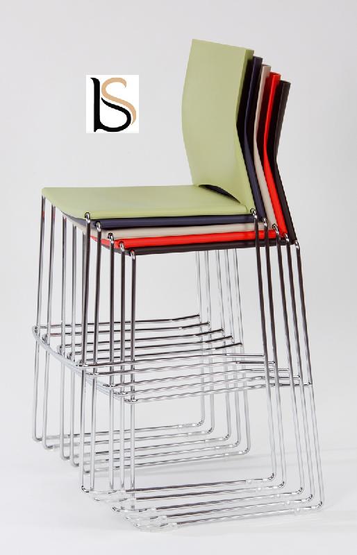 Tabouret haut LINO-H - ACT' - Gris_1