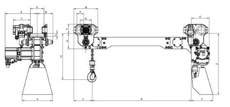 Big bag - palan - j.D.Neuhaus - capacité 1100 à 2200 kg_1