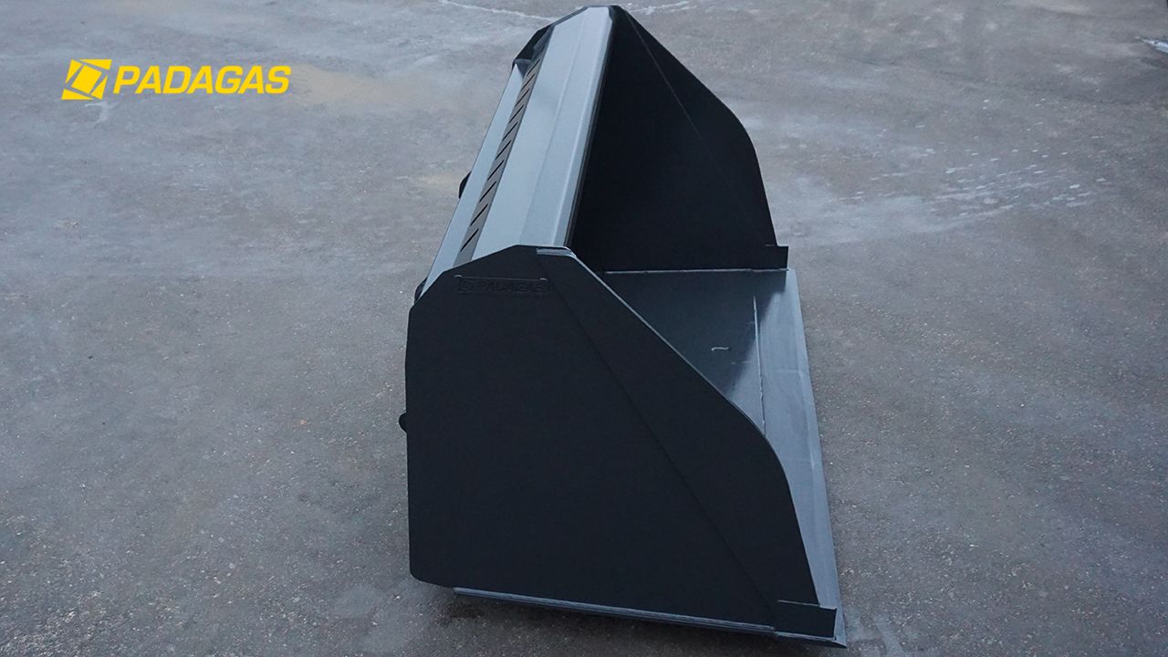 Godet pour matériaux légers LMK - Padagas - capacité : 3 à 7 m3 - acier Hardox 450_1