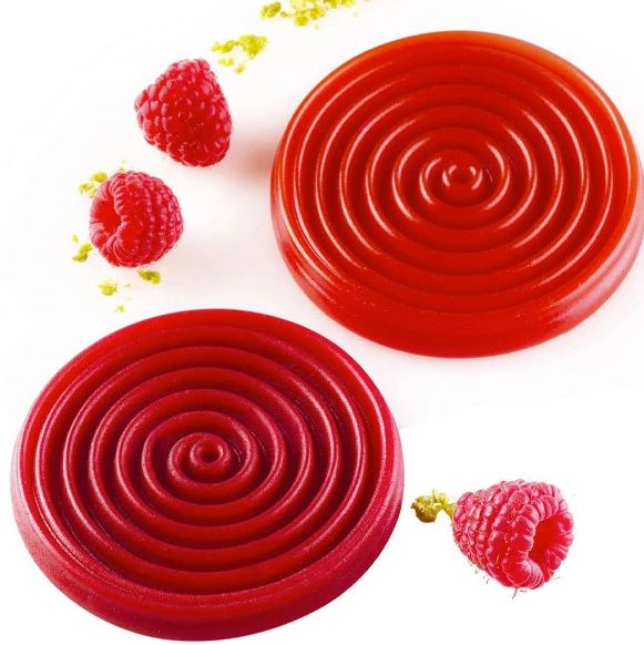 Moule en silicone professionnel, forme tourbillon modèle moyen - Résistance -60 à +230°C - SILIKOMART_1