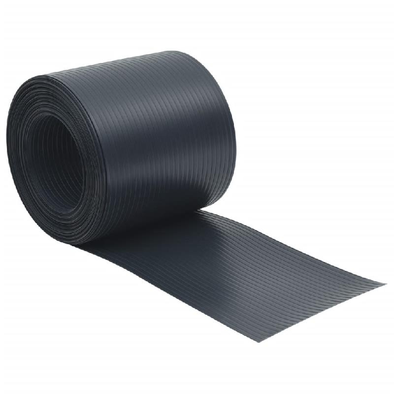 Vidaxl brises-vues de jardin 10 pcs noir 252,5x19 cm pvc 4005547_1