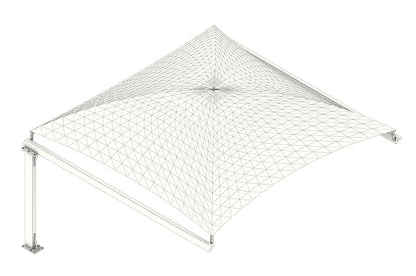 Abri pour station de lavage camper - abri design - longueur 6 à 10 m - hauteur 2.30 à 3.30 m_1