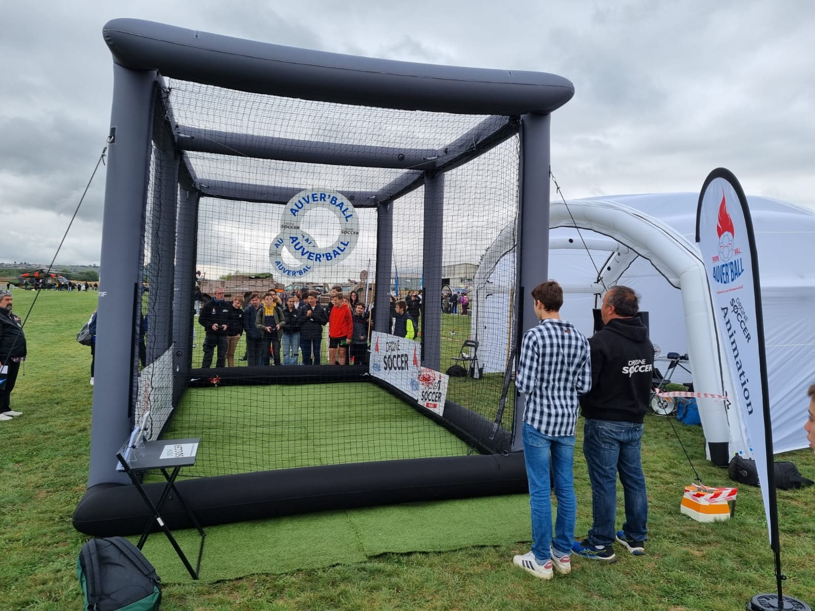 Cage à toit plat - air drone arena_1