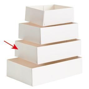 Caissette pâtissière en carton blanc - 18x12x5cm - par 100_1