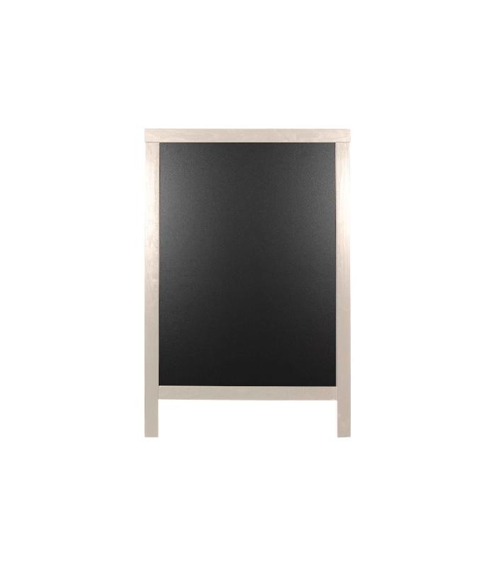 Chevalet stop trottoir - Cadre bois - Dimensions 85 x 55 cm - Référence : PFN49GRCE_1