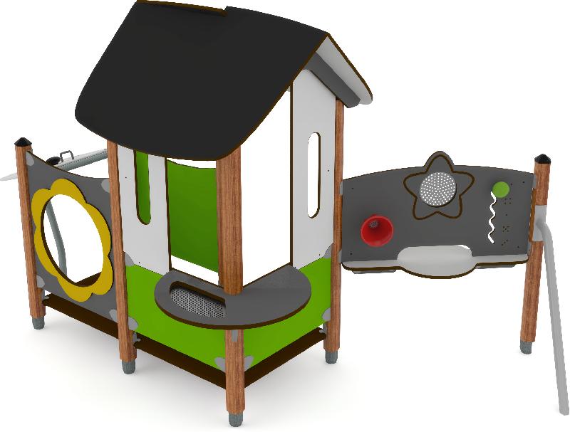 Maisonnette de jeu Unimini Salle réf-8046319 - Hags - pour enfants 1 à 5 ans - montage en 12h_1