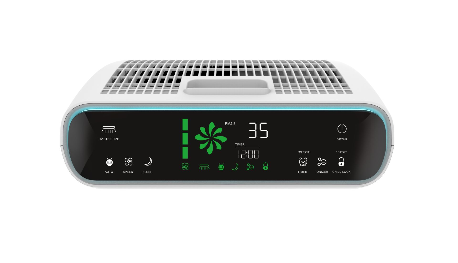 Purificateur d'air MULTIZONE 300 - ultra silencieux - surfaces jusqu'à 40m² - débit 320m³/h - milieu tertiaire_1