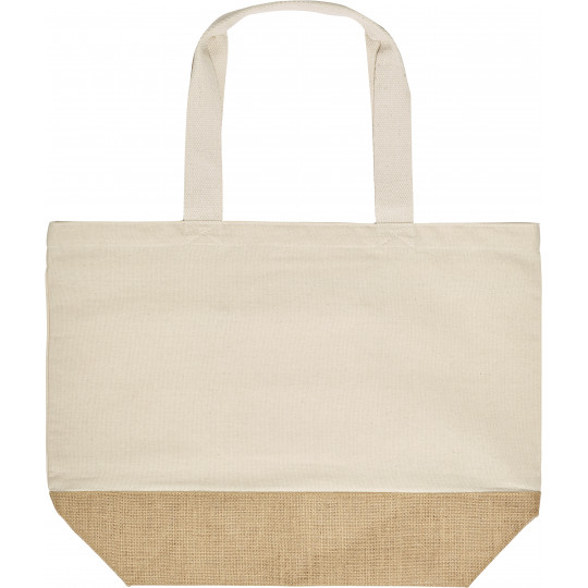 Sac Bi-Matière - Sydney - Sac coton 220grs/jute T bottom poche interieure - SYDNE001_1