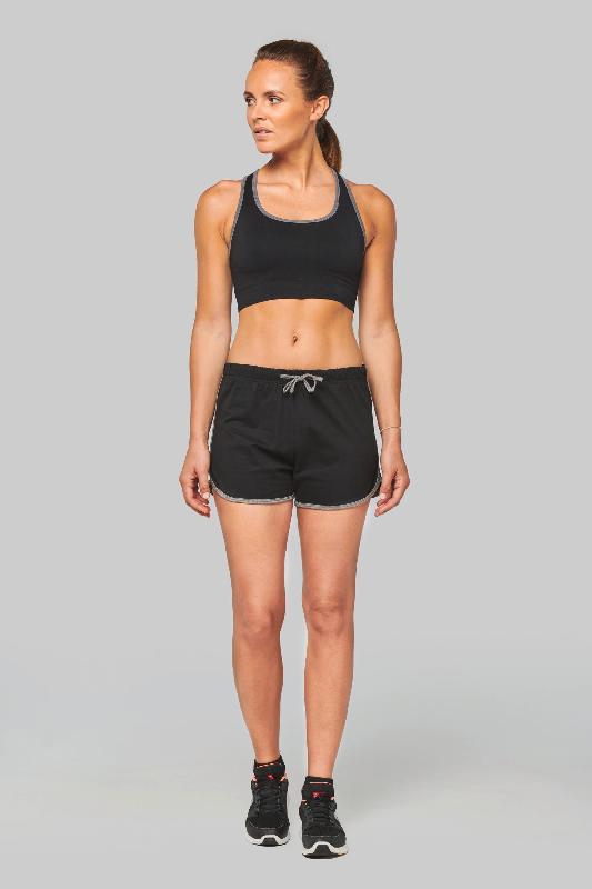 Short de sport femme - 100% coton - Réf: PA1021 - Marque: PROACT_1