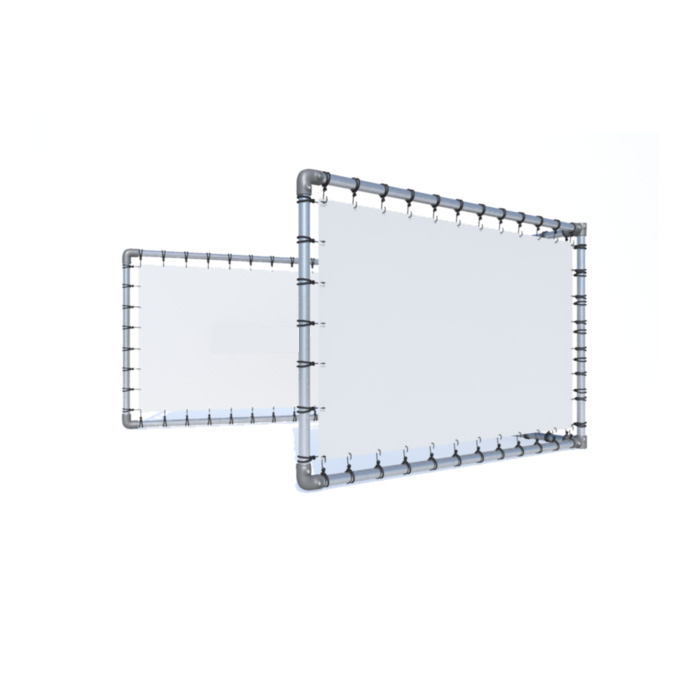 Stand en U réglable - Bâche Tendue - So-Stand_1