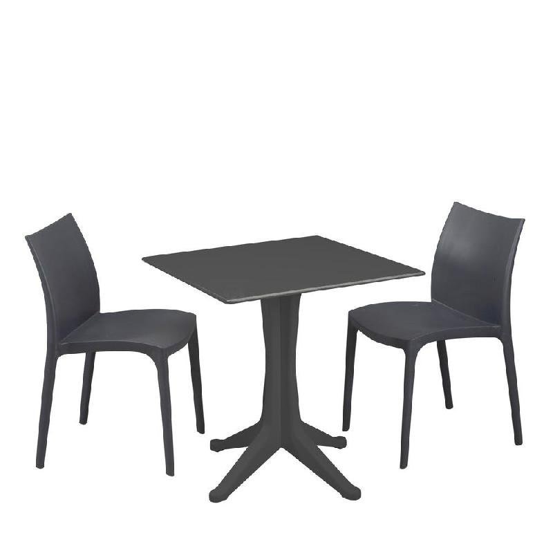 Table Ponente L70xP70xH72cm- anthracite_1